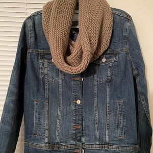 Homemade brown scarf